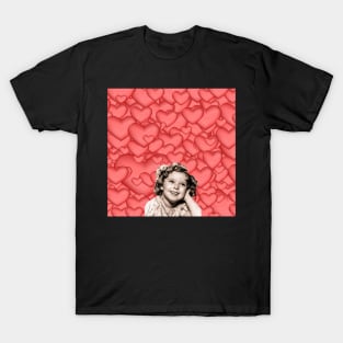 Shirley Temple Hearts T-Shirt